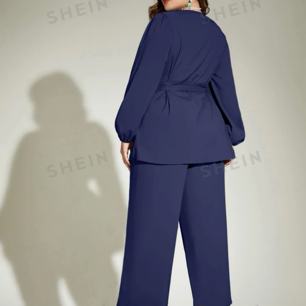 Blue Ruffle Hem sets - Picture 2 of 4
